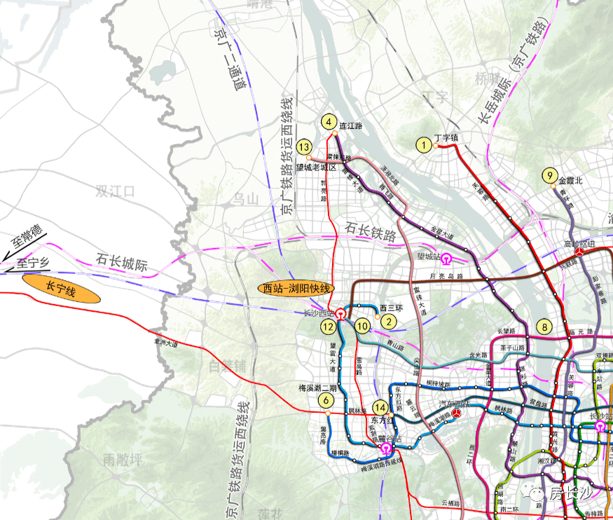 望城区未来城市规划图解析