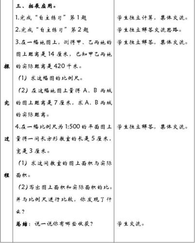 比例尺教学设计与免费下载 标题，比例尺教学课件