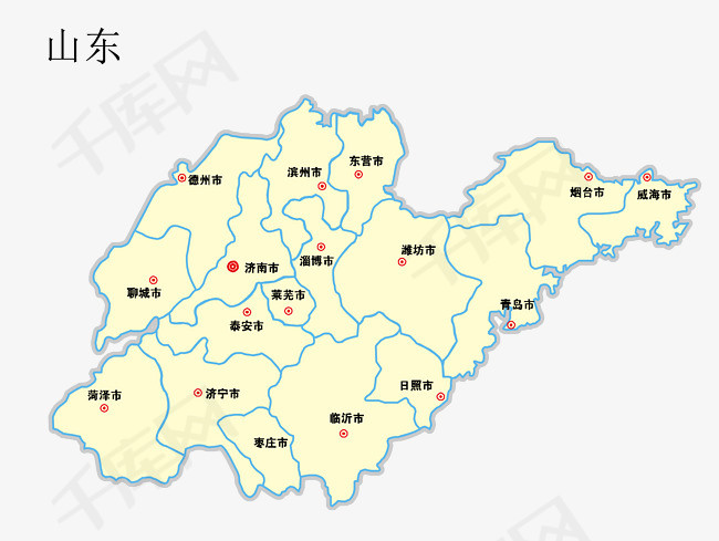 山东省地图概览