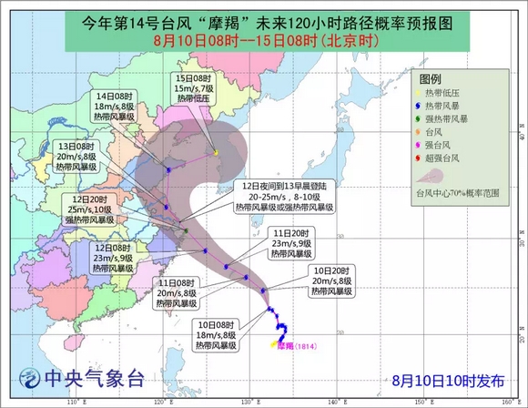 台风14号最新动向及影响预测分析