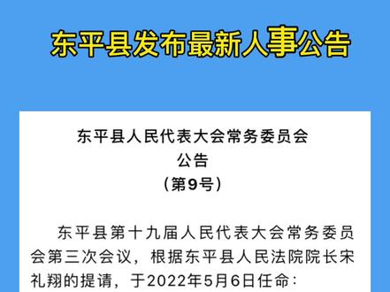 东平县最新人事任免综述，重点职位变动