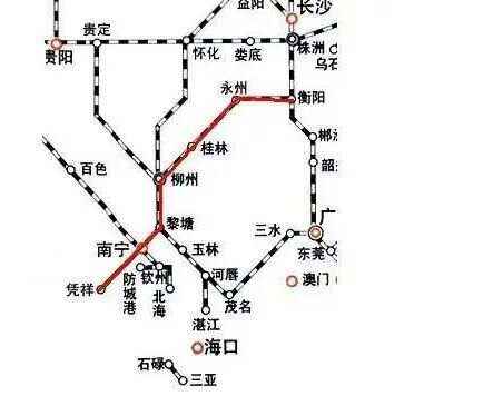 柳广铁路最新线路走向揭秘