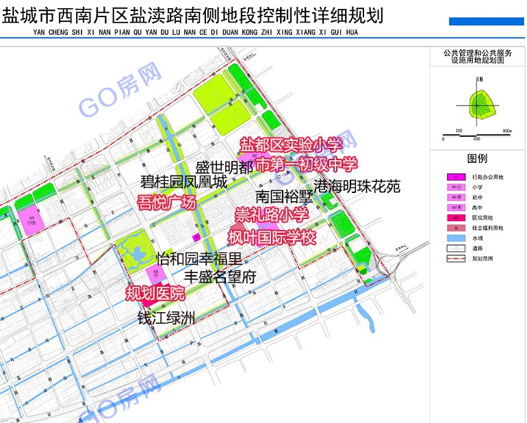 盐城城西新规划图揭秘，未来发展可期